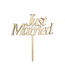 Taarttopper -  Just Married - hout