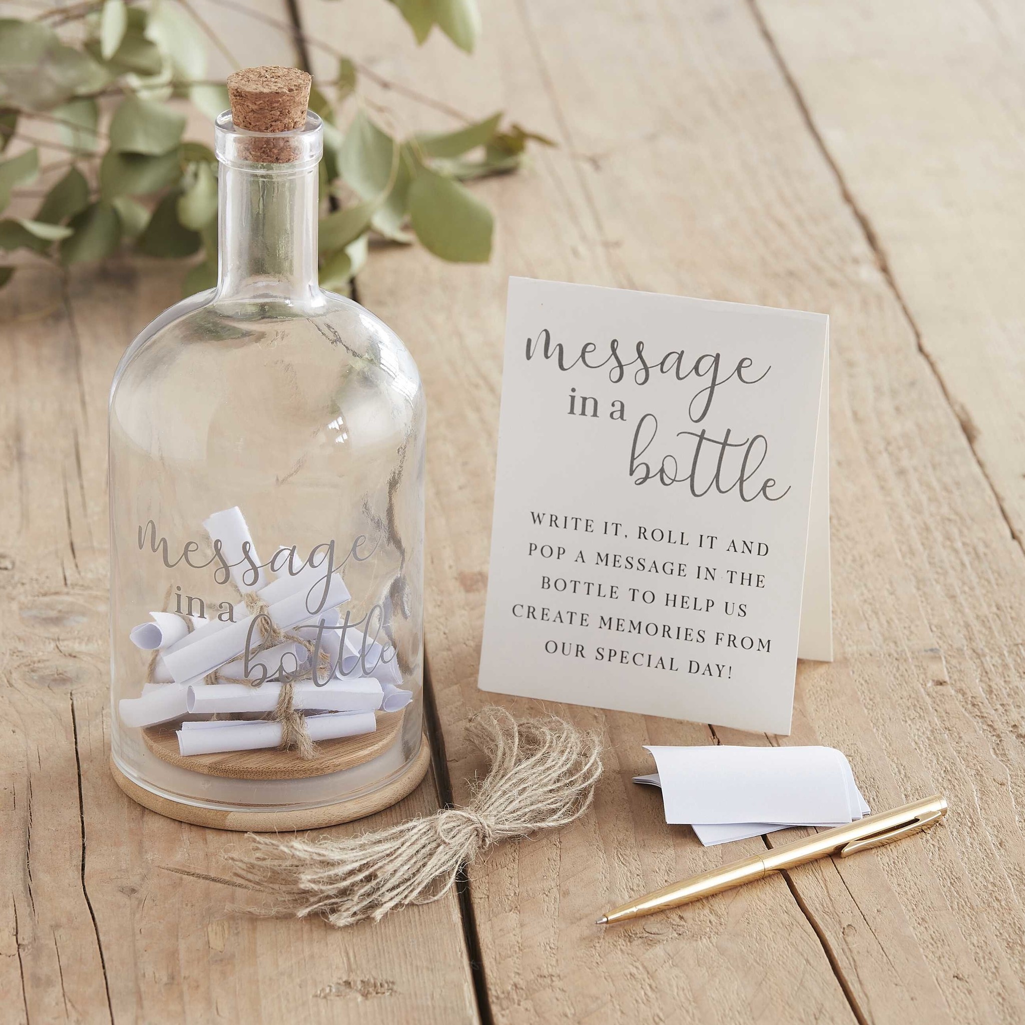 Gastenboek - Message in a bottle
