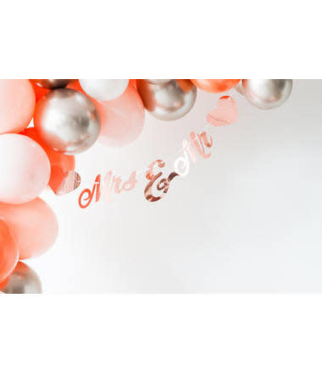 Mrs & Mr rosegouden slinger | 2 meter