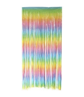 Folat Deurgordijn pastel regenboog | 2 x 1 meter