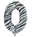 OUTLET Cijferballon 0 Zebra - 86 cm