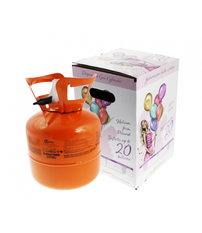 Helium tank klein | 20 ballonnen