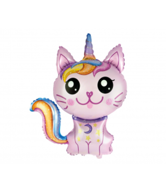 GoDan Folieballon Unicorn kat - 60 centimeter