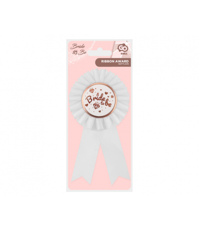 Bride to be rozet - rosegoud