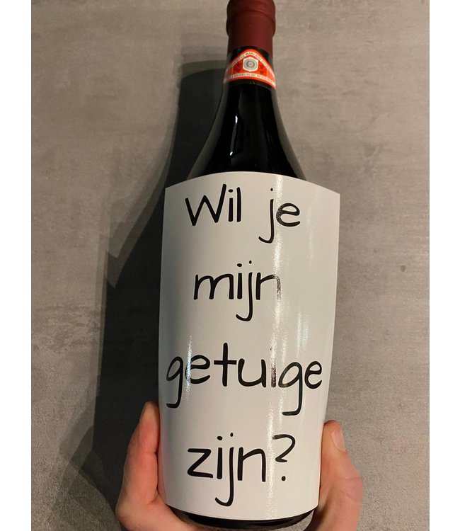 OUTLET Sticker - Wil je mijn getuige zijn?