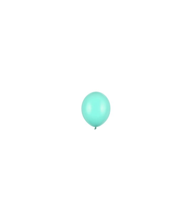 Strong Balloons Ballonnen licht mint pastel MINI - zak 100 stuks