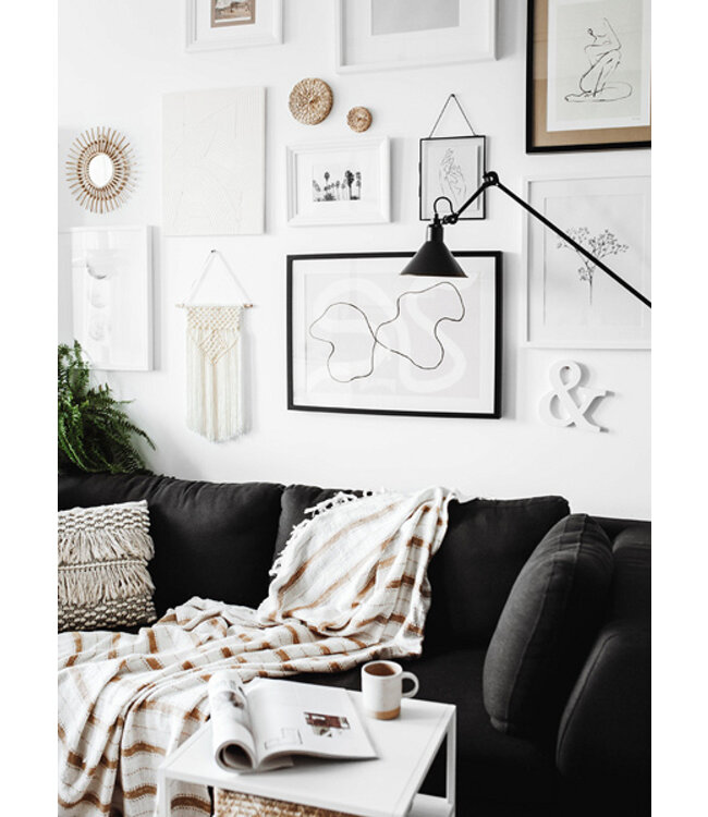 OUTLET Stoeldecoratie macrame