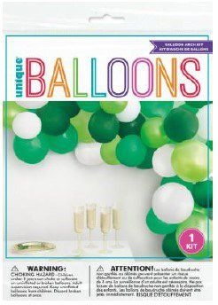 Ballonnenboog kit groen/wit