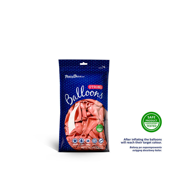 Ballonnen rose goud MINI - zak 100 stuks