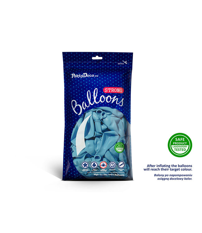 Ballonnen babyblauw | 14"=30cm | 100 stuks