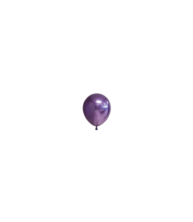 OUTLET CHROME Ballonnen paars MINI - zak 100 stuks