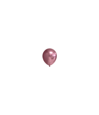 Fiesta OUTLET CHROME Ballonnen roze MINI - zak 100 stuks