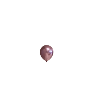 Fiesta OUTLET CHROME Ballonnen rosegoud MINI - zak 100 stuks