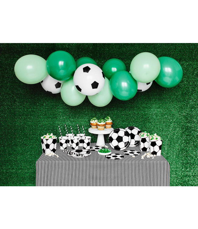 Ballonnen voetbal | 14"=30cm | zak 50 stuks