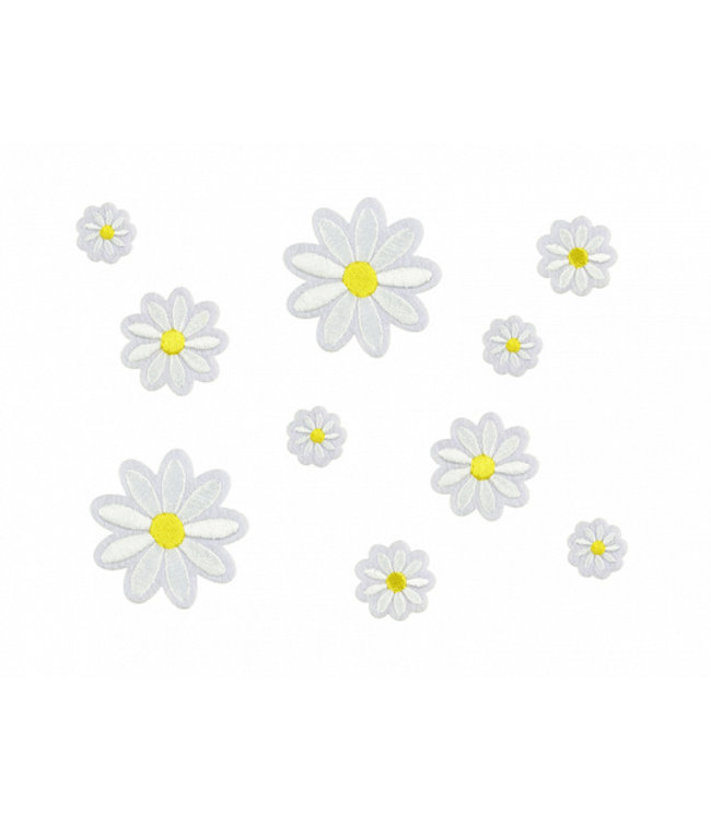 PartyDeco Strijkapplicatieset bloemen