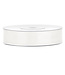 Satijnen lint  gebroken wit | 12mm x 25m