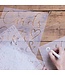 Bruiloft letters & nummer stencils