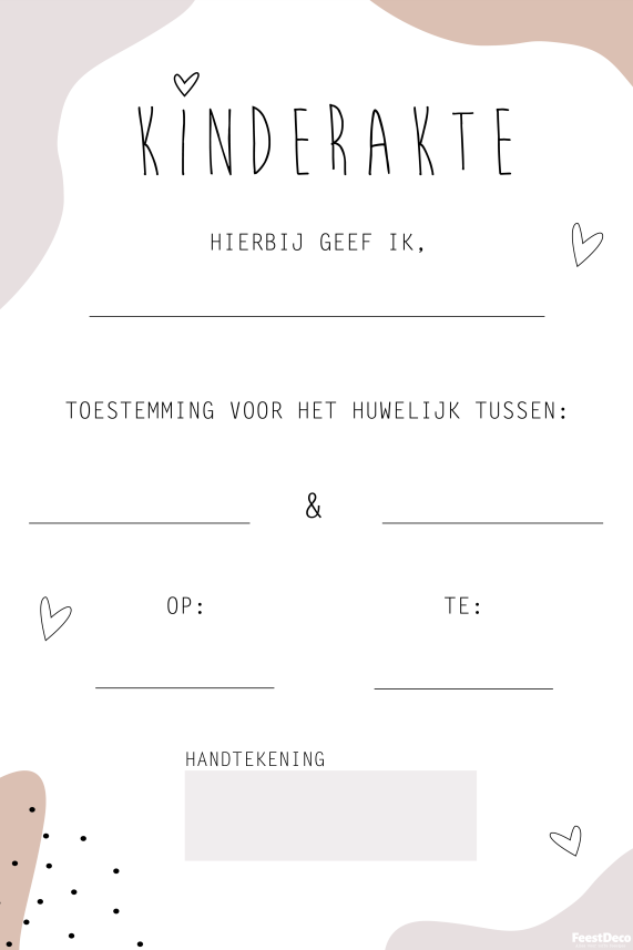 Kinderakte - Hartjes