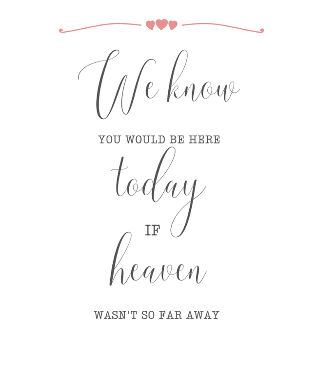 Poster - We Know - wit/rosegoud A4