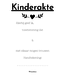 Kinderakte bruiloft | Hartje wit | A4 formaat
