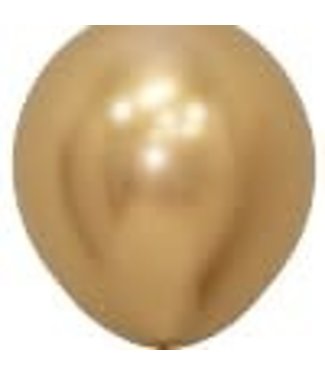Sempertex Reuzeballon Reflex goud | 45 cm = 18" | 1 stuk