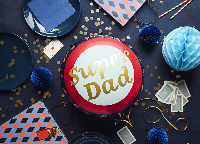 Folieballon Super Dad - 45 cm