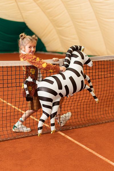Folieballon zebra - 115 cm