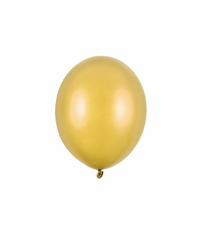 Strong Balloons Ballonnen metallic goud | 14" = 30 cm | 100 stuks