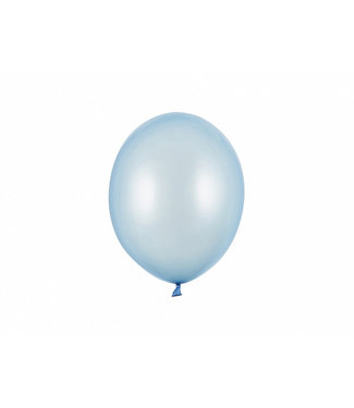 Strong Balloons Ballonnen babyblauw metallic - zakje 5 stuks