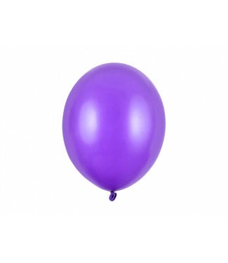 Strong Balloons Ballonnen Purple metallic | 30 cm | 10 stuks