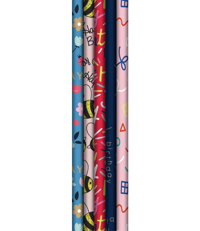 OUTLET Cadeaupapier Pink Party