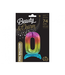 GoDan Cijferballon 0 | Regenboog staand | 74 cm