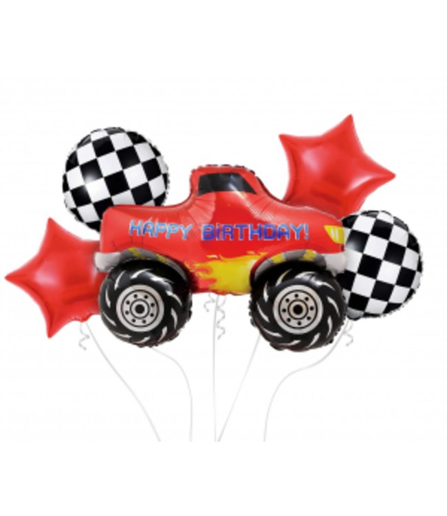 GoDan Monstertruck ballonnen set - 5 stuks