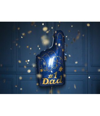 PartyDeco Folieballon #1 Dad - vaderdag - 86cm