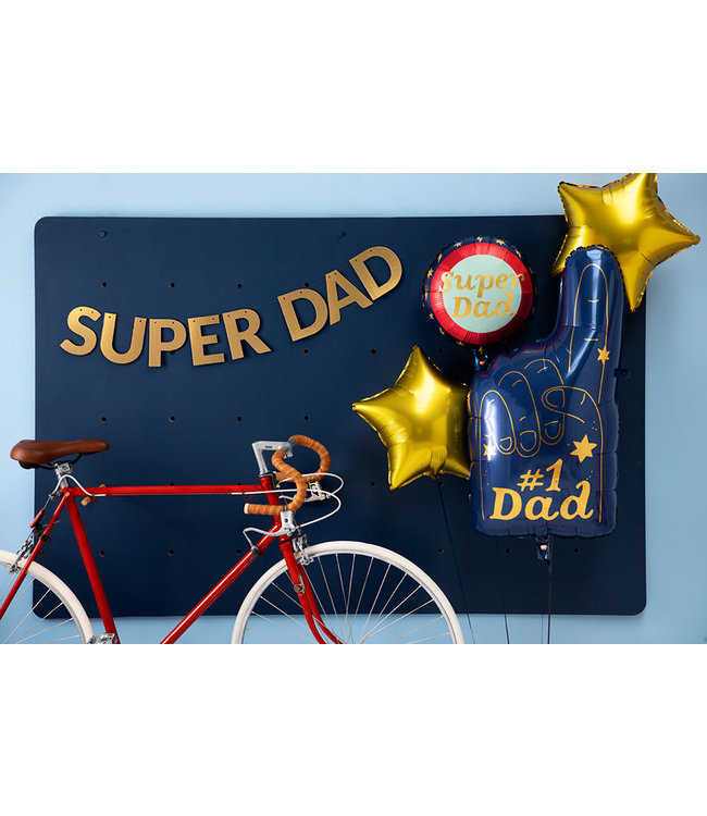 Folieballon #1 Dad - vaderdag - 86cm