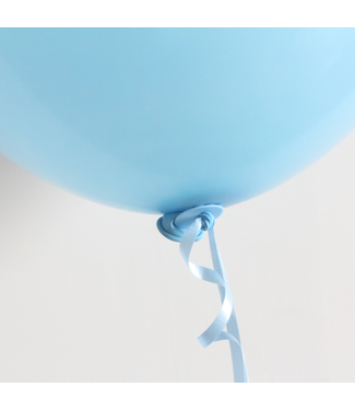 Globos Ballonnen snelsluiters 100 stuks - lichtblauw