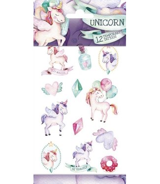 Globos Tattoos Unicorn