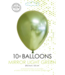 Chrome ballonnen lichtgroen | 10 stuks
