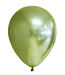 Chrome ballonnen lichtgroen | 10 stuks