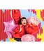 PartyDeco Folieballon Bride - Pink Leopard | 45cm
