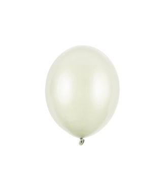 Strong Balloons OUTLET Ballonnen metallic licht ivoor - zak 100 stuks