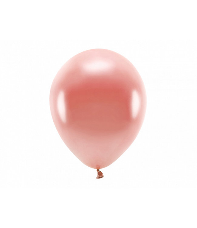 ECO Balloons OUTLET Ballonnen Oudroze - ECO RoseGoud Metallic - zak 100 stuks