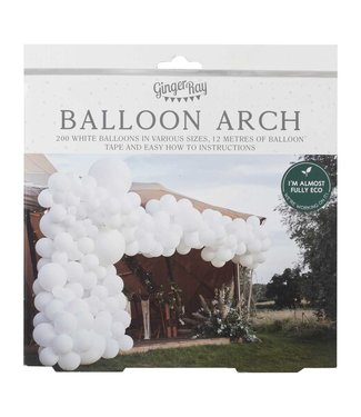 Ginger Ray Luxe ballonnenboog kit | Wit