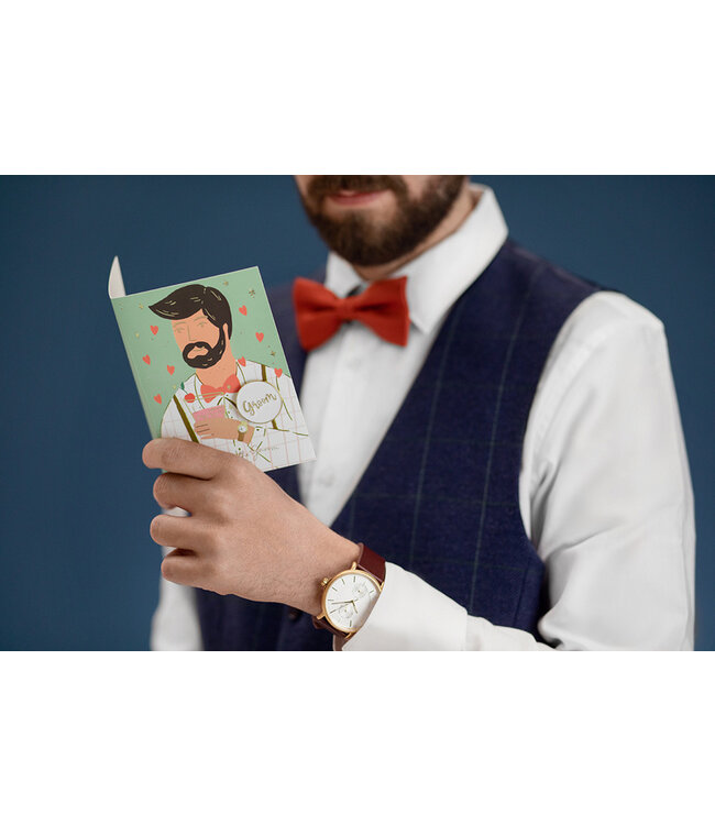 OUTLET Groom button met kaart