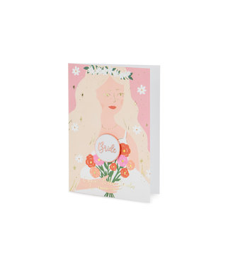 PartyDeco OUTLET Bride button met kaart
