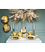 PartyDeco Borden Goud 60th Birthday | 20cm | 6 stuks