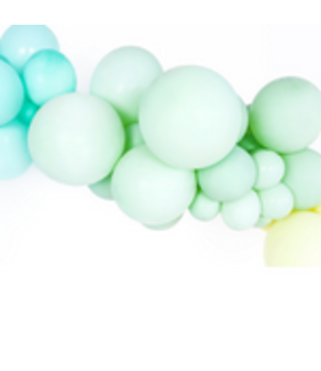 Ballonnen Pastel Pistache | 30cm=14" | 50 stuks