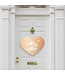 Deurbord Mr & Mrs | Rosegouden hart | 55x45cm