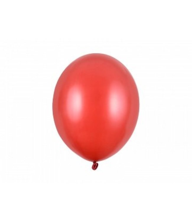Strong Balloons Ballonnen Rood metallic | 30cm = 12" | 100 stuks