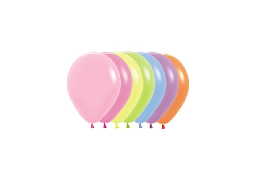 Ballonnen neon - 12 stuks